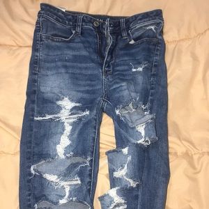 American Eagle skinny jeans.